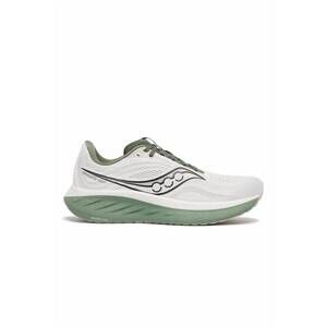 NEW SAUCONY men's ride 18 running shoes in white olivine